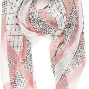 Scarf for Women Lightweight Geometric Fashion Spring Summer Scarves Shawl Wraps